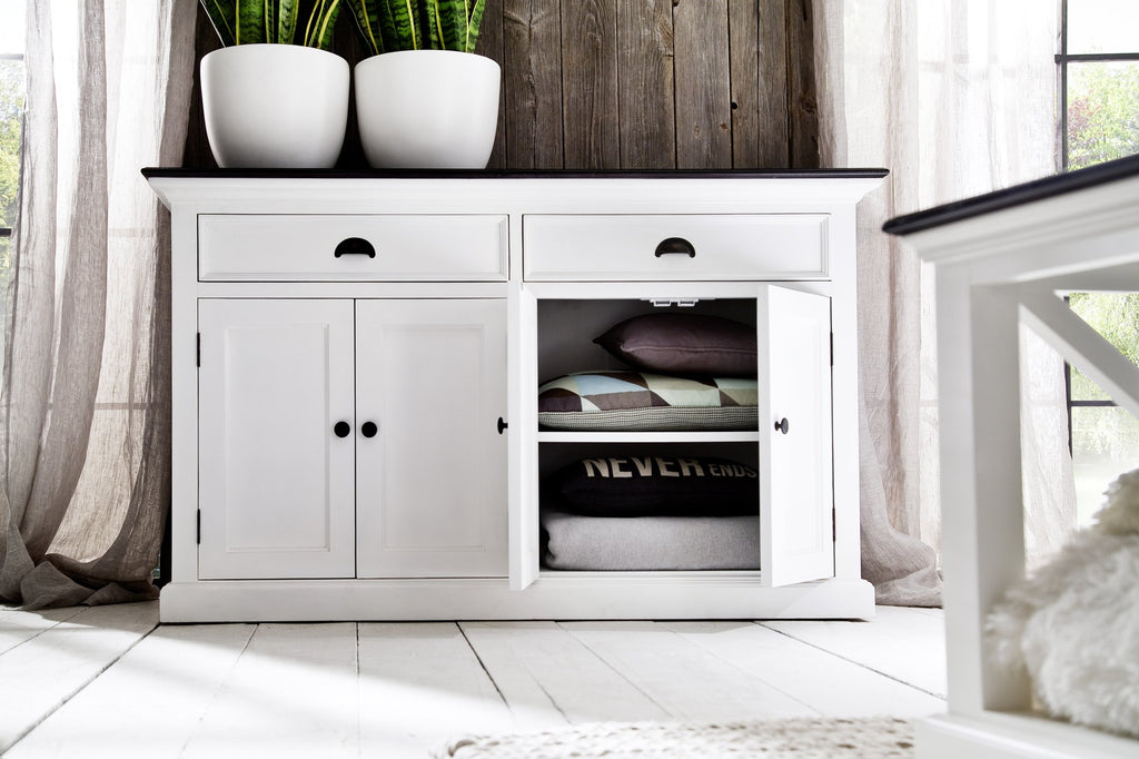 NovaSolo Halifax Contrast Classic Buffet, Classic White & Black – view 7