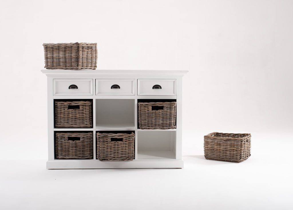 NovaSolo Halifax Buffet with 6 Baskets, Classic White – view 7