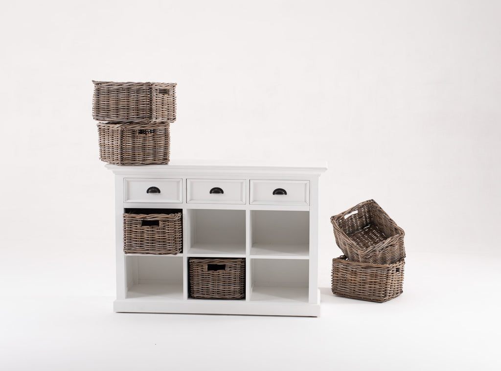 NovaSolo Halifax Buffet with 6 Baskets, Classic White – view 8