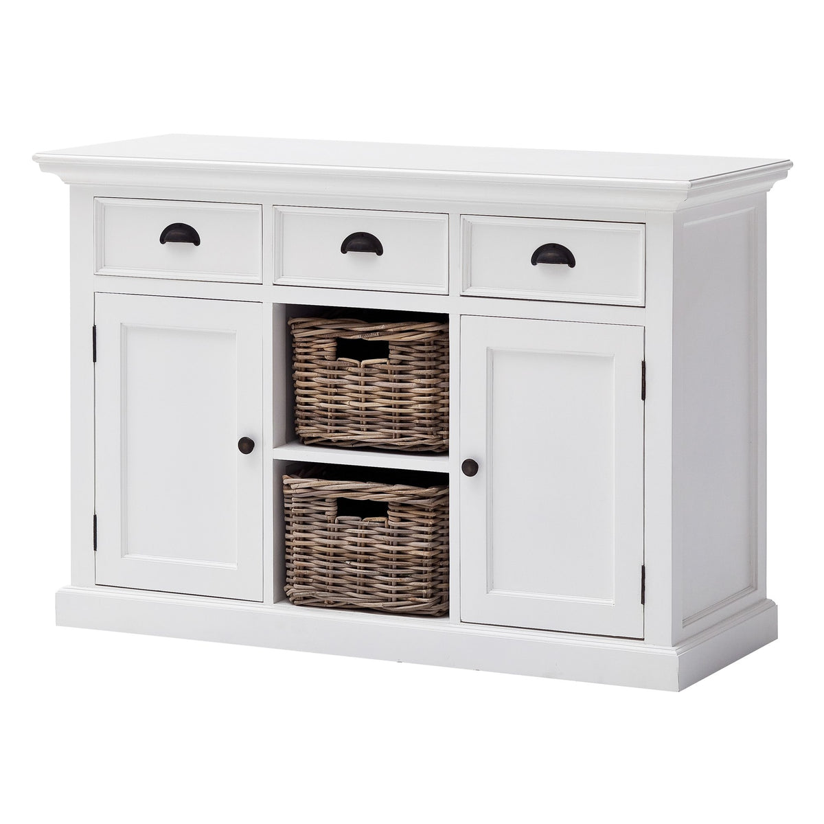 NovaSolo Halifax Buffet with 2 Baskets, Classic White – view 3