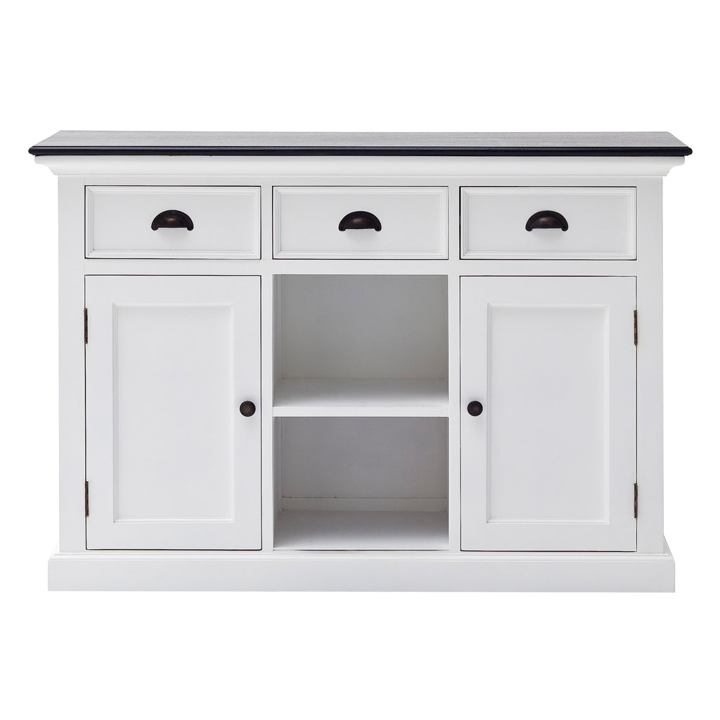 NovaSolo Halifax Contrast Buffet with 2 Baskets, Classic White & Black – view 2