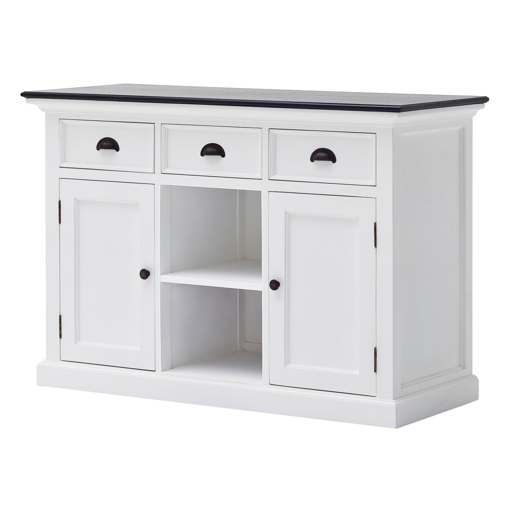 NovaSolo Halifax Contrast Buffet with 2 Baskets, Classic White & Black – view 4