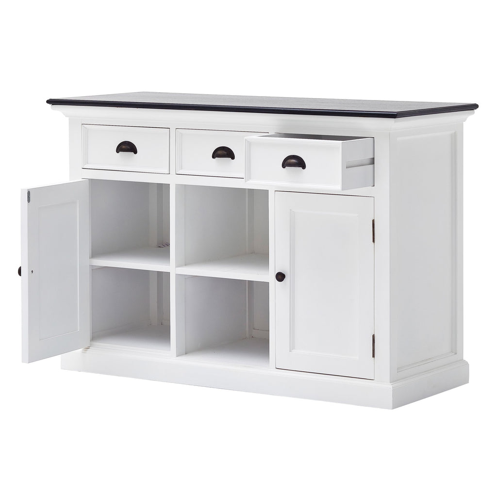 NovaSolo Halifax Contrast Buffet with 2 Baskets, Classic White & Black – view 6