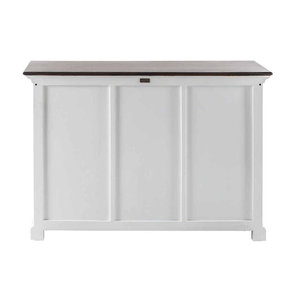 NovaSolo Halifax Accent Buffet with 2 Baskets, White Distress & Deep Brown – view 7
