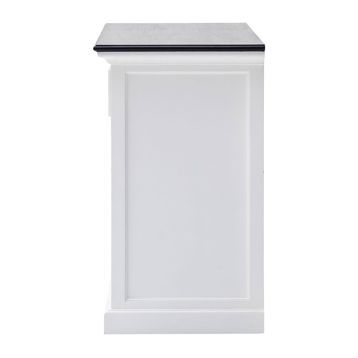 NovaSolo Halifax Contrast Buffet with Sliding Doors, Classic White & Black – view 5
