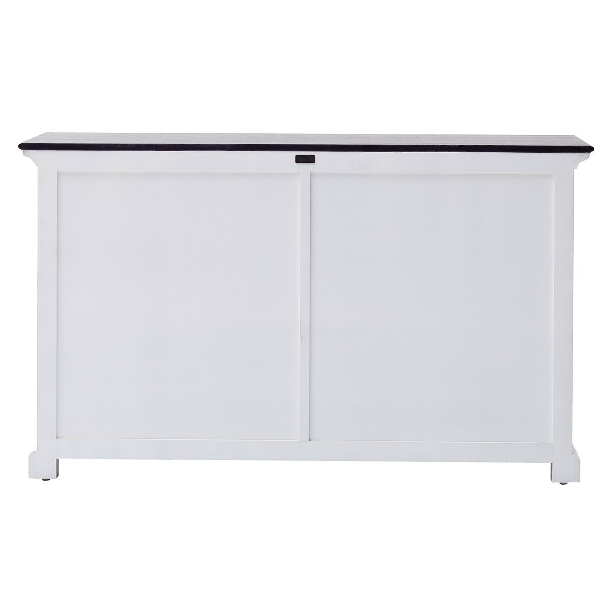 NovaSolo Halifax Contrast Buffet with Sliding Doors, Classic White & Black – view 7