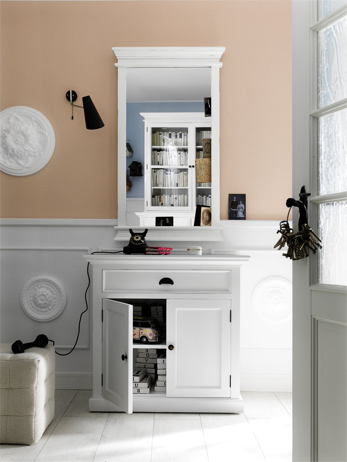 NovaSolo Halifax Small Buffet, Classic White – view 7