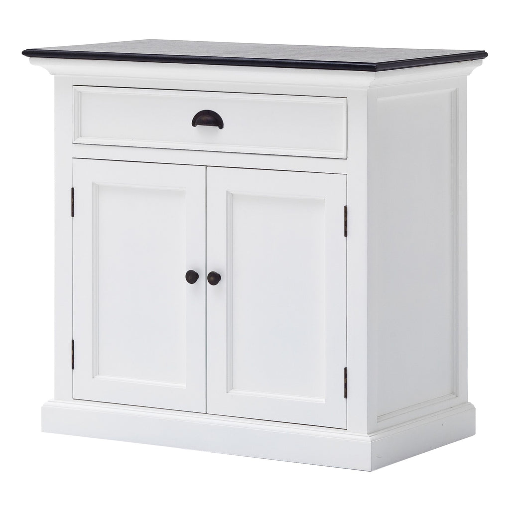 NovaSolo Halifax Contrast Small Buffet, Classic White & Black – view 2