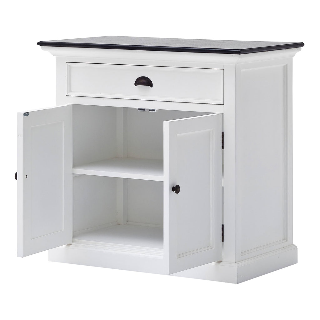 NovaSolo Halifax Contrast Small Buffet, Classic White & Black – view 3