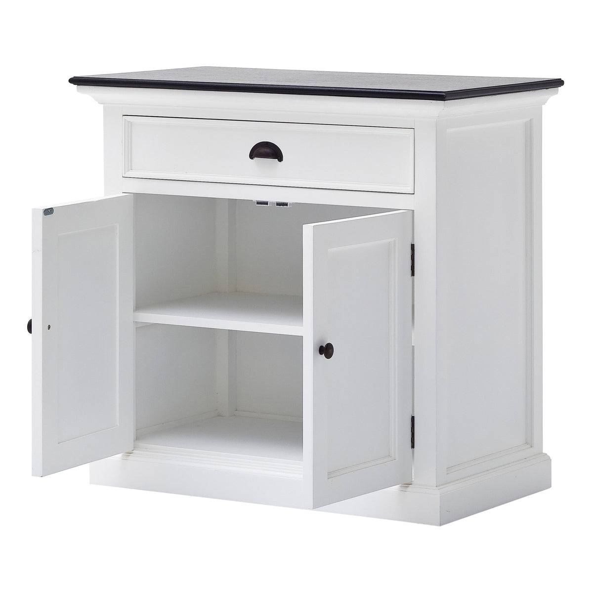 NovaSolo Halifax Contrast Small Buffet, Classic White & Black – view 3