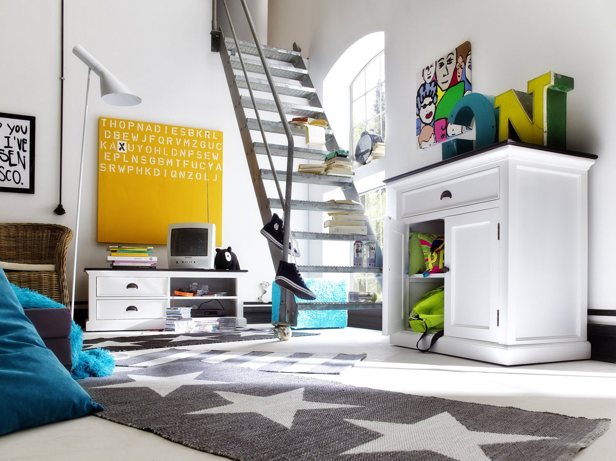 NovaSolo Halifax Contrast Small Buffet, Classic White & Black – view 9