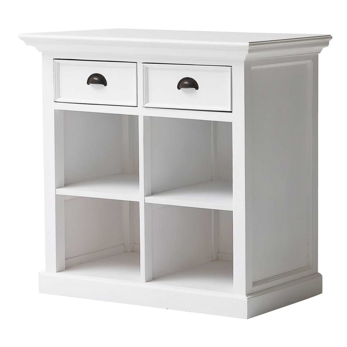NovaSolo Halifax Medium Buffet with Basket Set, Classic White – view 4