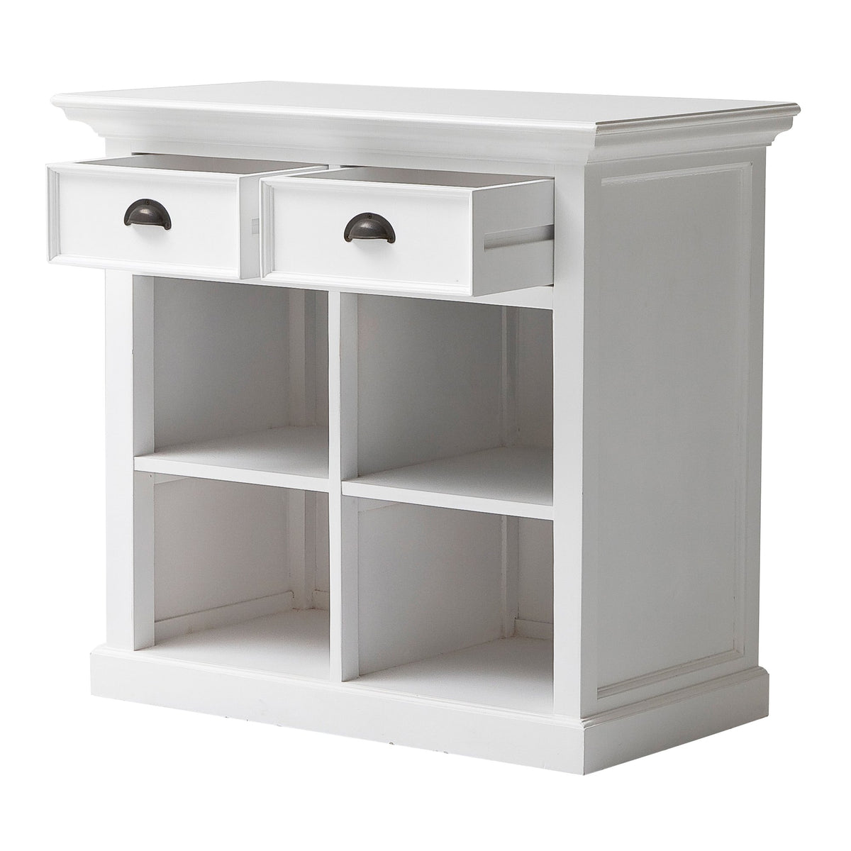 NovaSolo Halifax Medium Buffet with Basket Set, Classic White – view 6