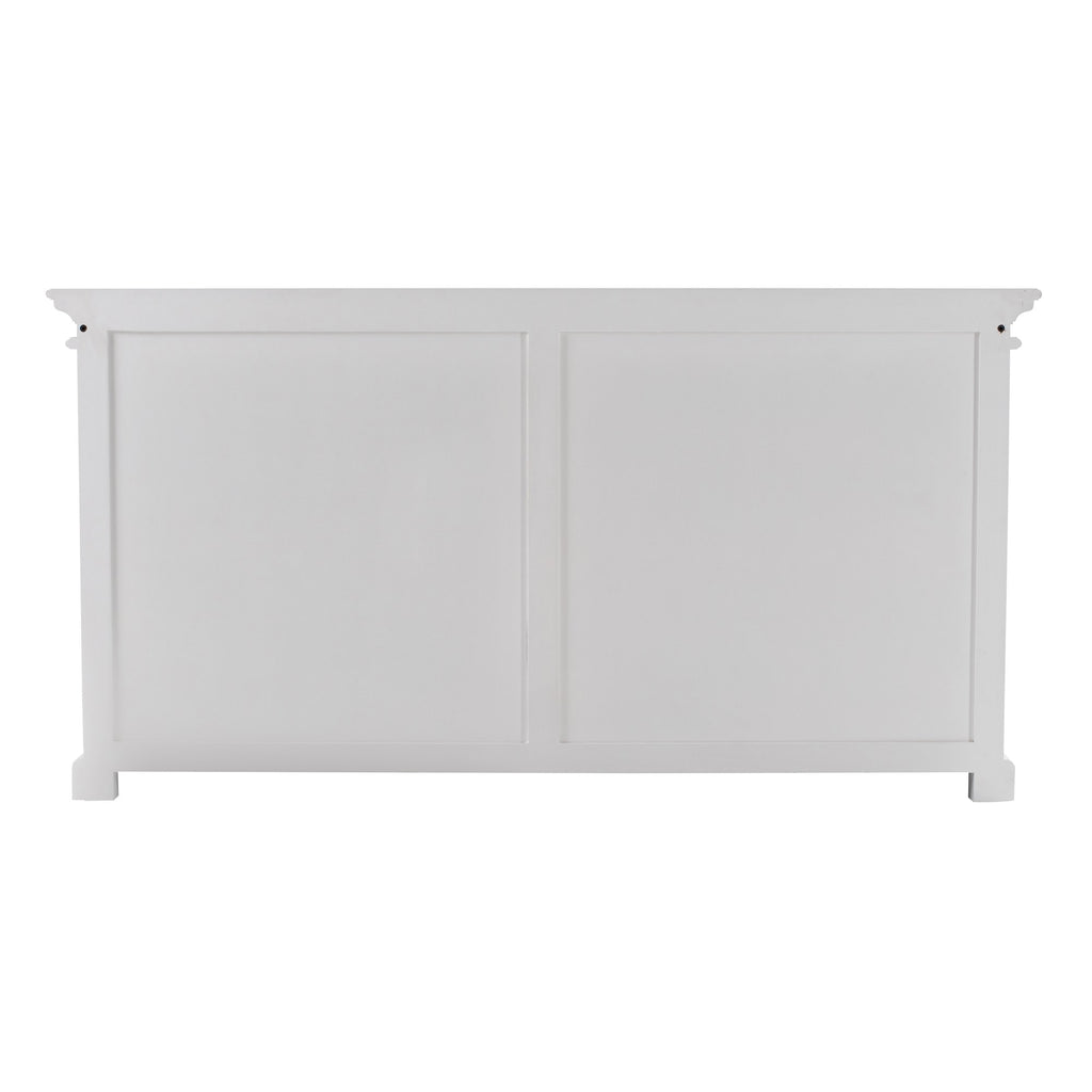 NovaSolo Halifax Display Buffet with 4 Glass Doors, Classic White – view 5