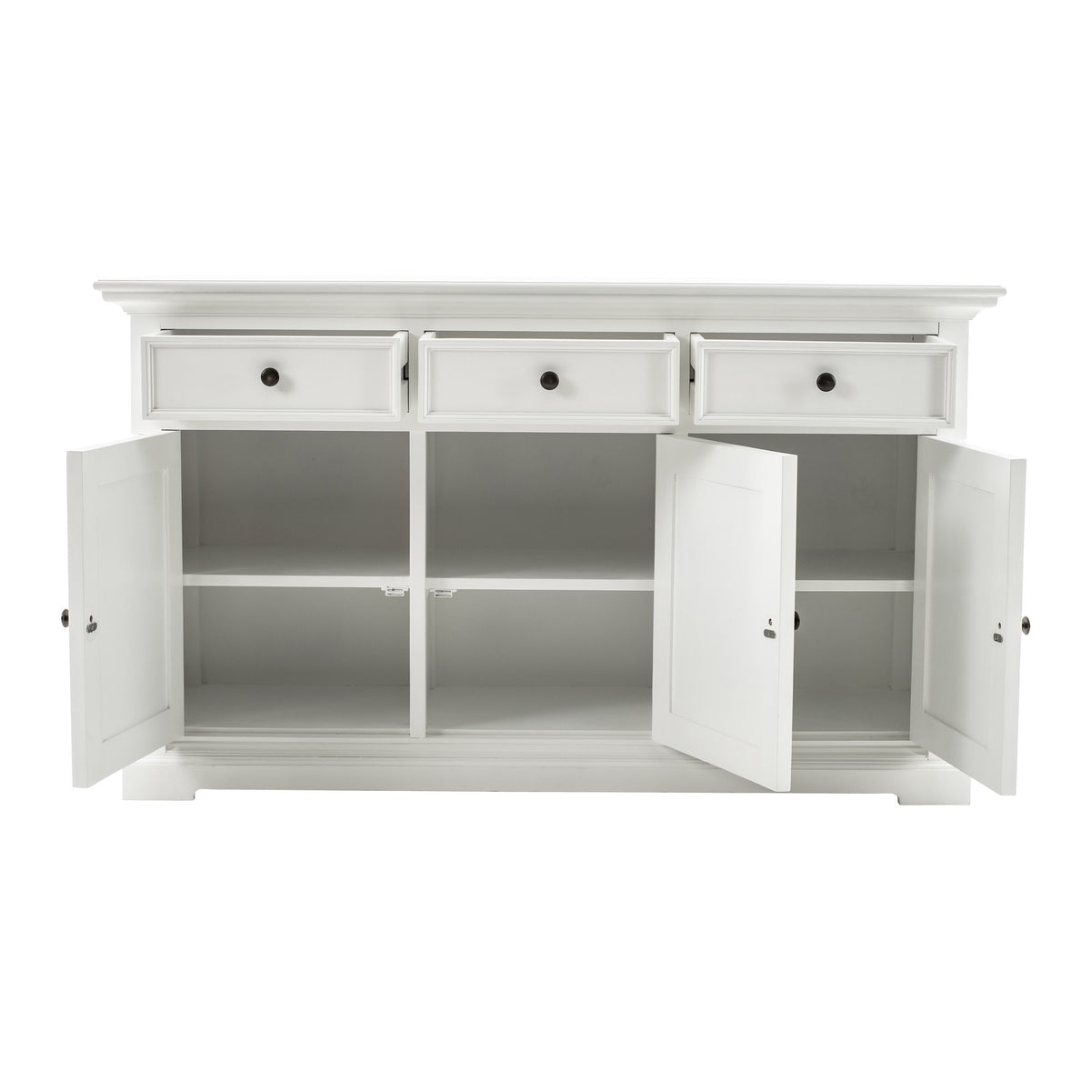 NovaSolo Provence Classic Sideboard with 3 doors Buffet, Classic White – view 2