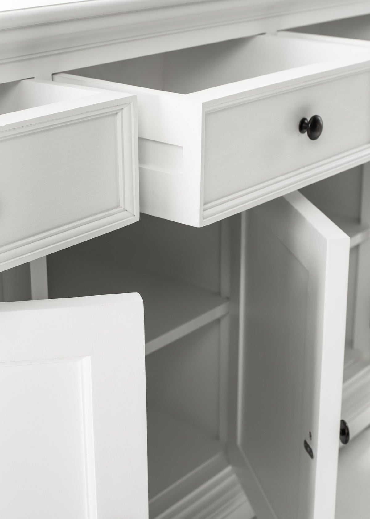 NovaSolo Provence Classic Sideboard with 3 doors Buffet, Classic White – view 8