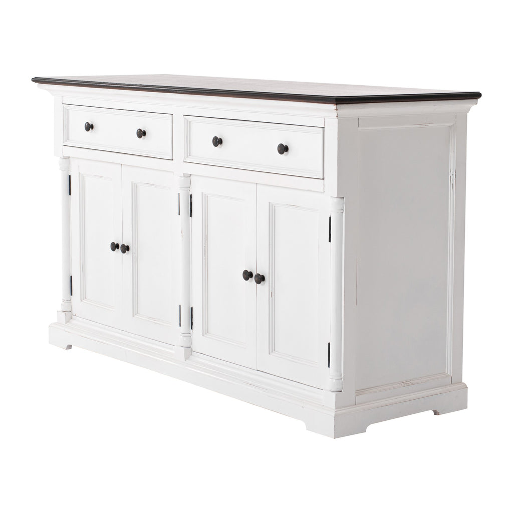 NovaSolo Provence Accent Classic Buffet, White Distress & Deep Brown – view 2