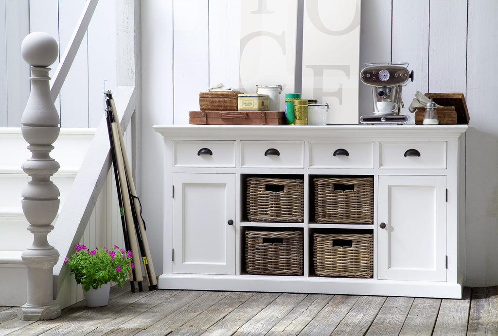 NovaSolo Halifax Buffet with 4 Baskets, Classic White – view 7