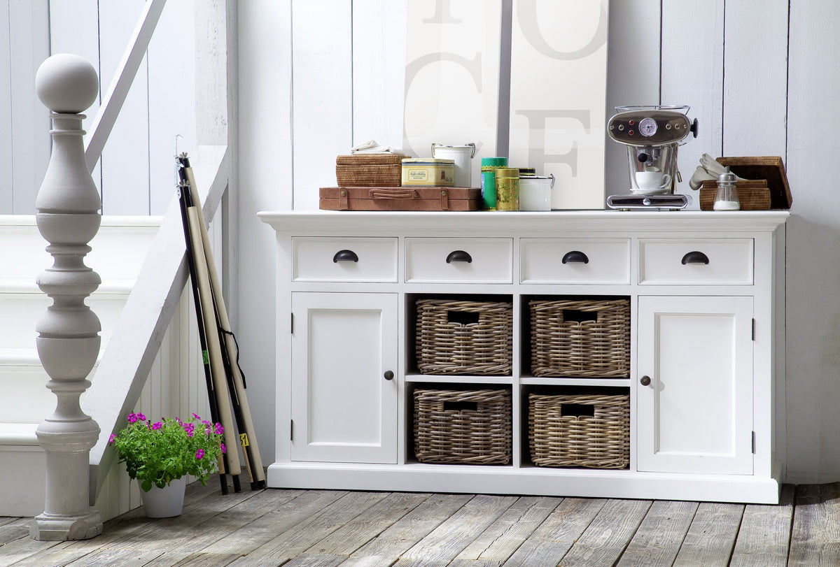 NovaSolo Halifax Buffet with 4 Baskets, Classic White – view 7