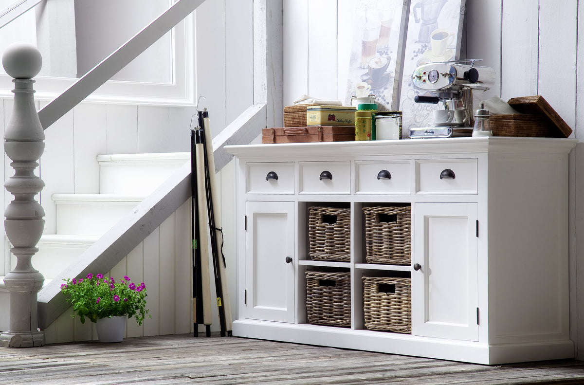 NovaSolo Halifax Buffet with 4 Baskets, Classic White – view 8