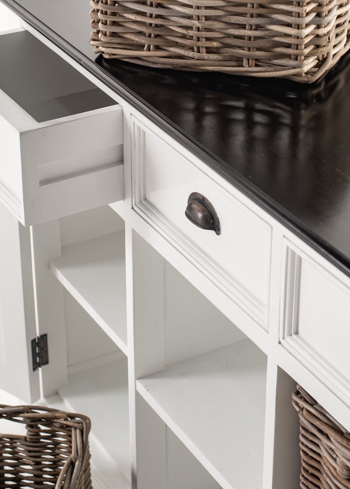 NovaSolo Halifax Contrast Buffet, Classic White & Black – view 10