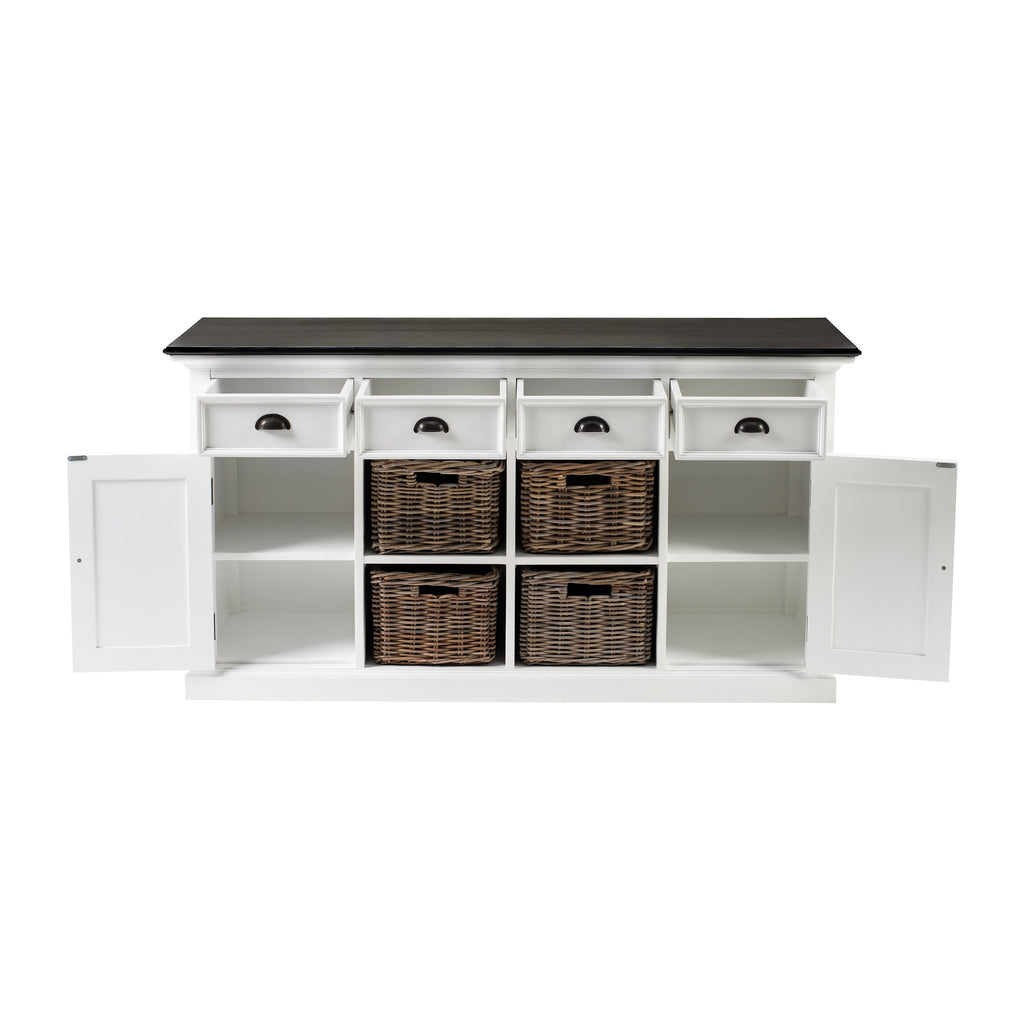 NovaSolo Halifax Contrast Buffet, Classic White & Black – view 2