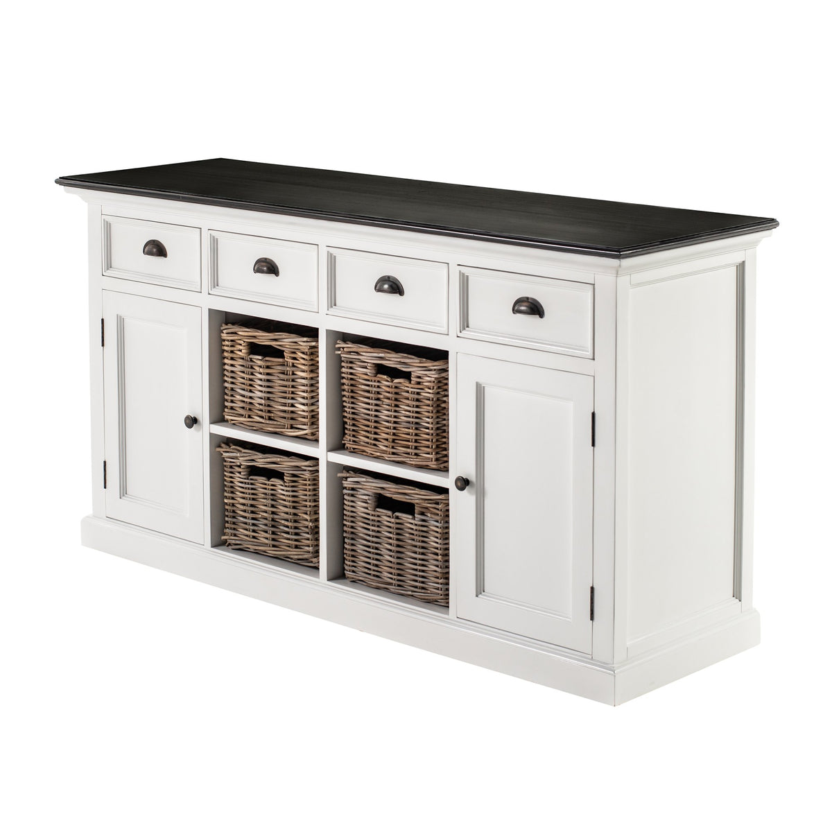 NovaSolo Halifax Contrast Buffet, Classic White & Black – view 3