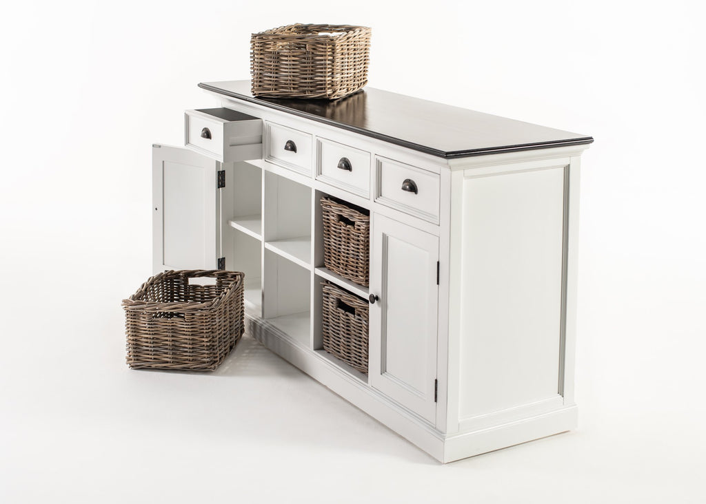NovaSolo Halifax Contrast Buffet, Classic White & Black – view 9
