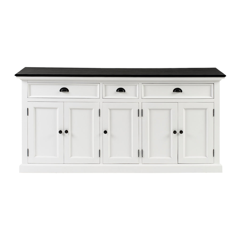 NovaSolo Halifax Contrast Buffet, Classic White & Black