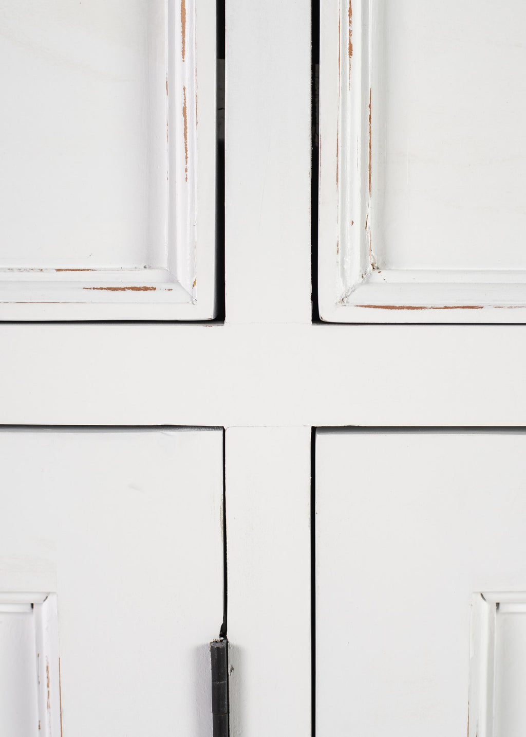 NovaSolo Halifax Accent Buffet, White Distress & Deep Brown – view 10