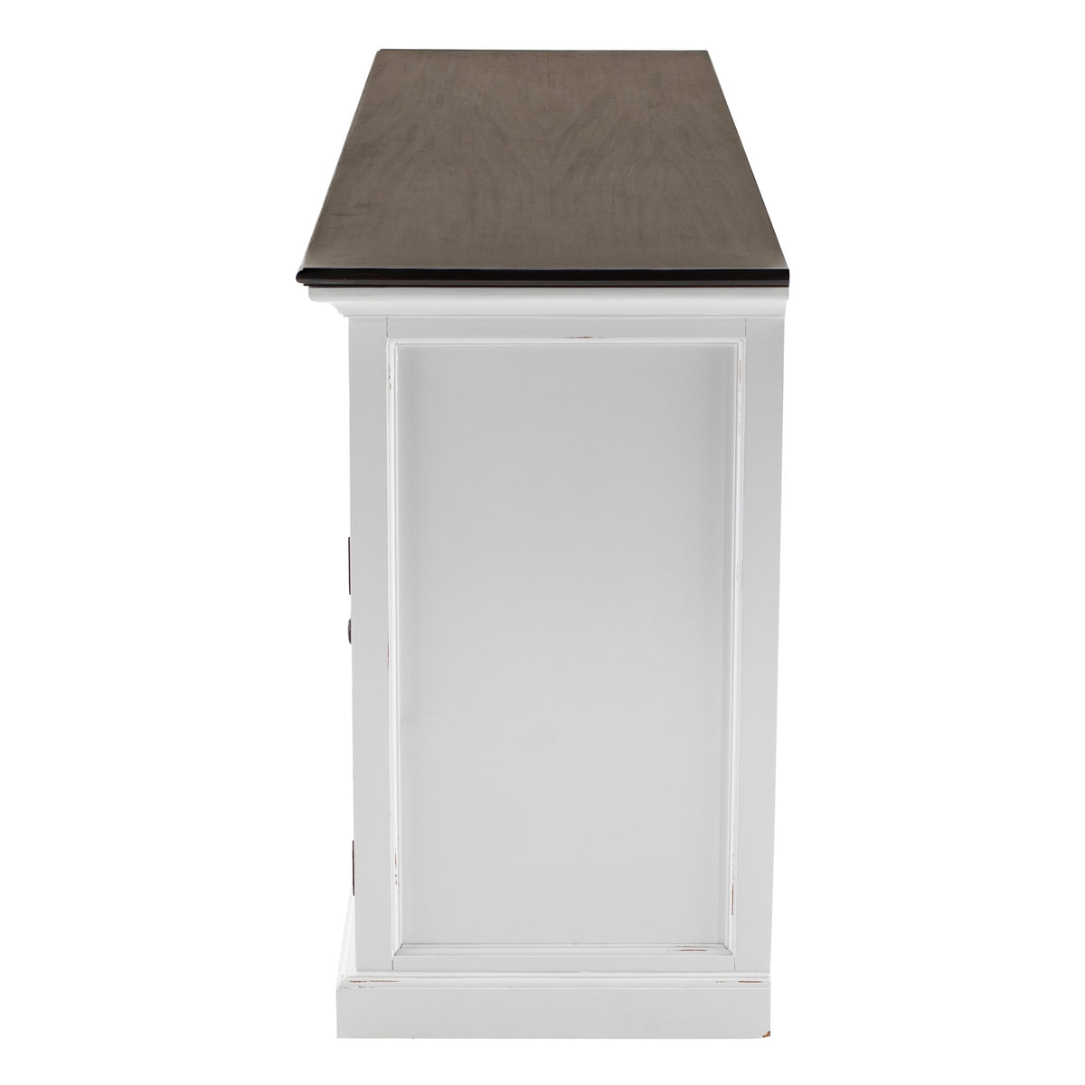 NovaSolo Halifax Accent Buffet, White Distress & Deep Brown – view 5