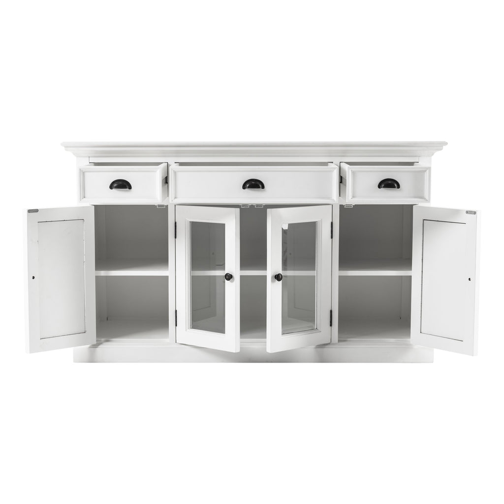 NovaSolo Halifax Buffet with 4 Doors 3 Drawers, Classic White – view 2
