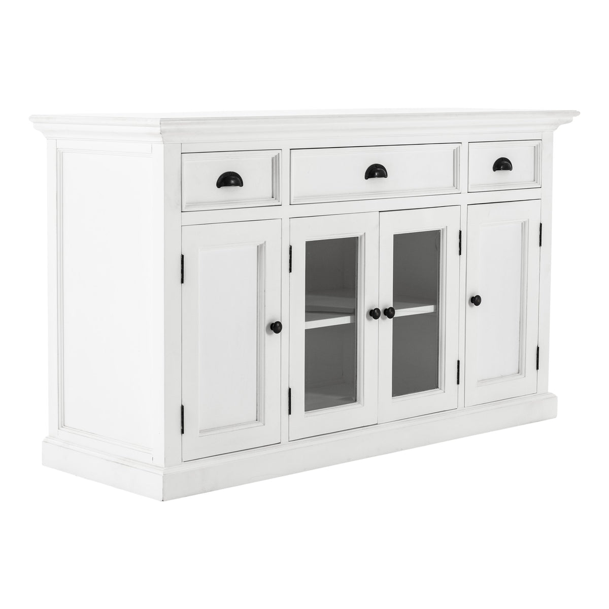 NovaSolo Halifax Buffet with 4 Doors 3 Drawers, Classic White – view 3