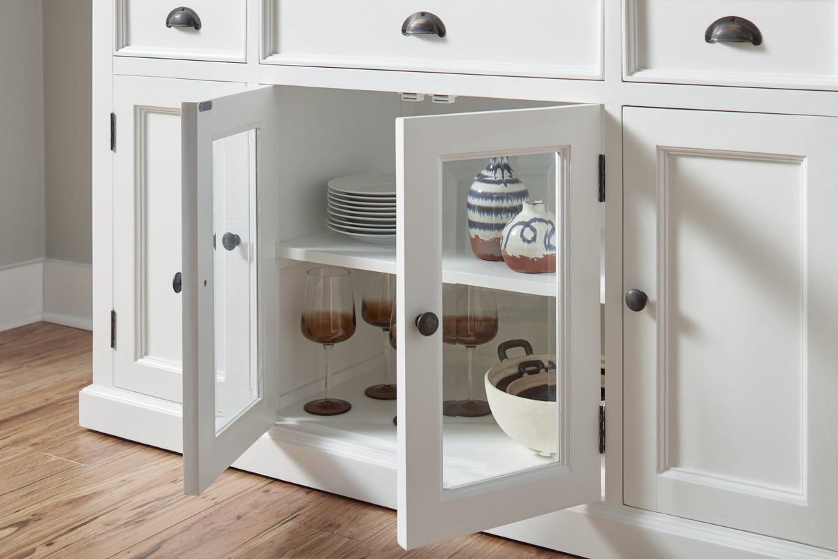 NovaSolo Halifax Buffet with 4 Doors 3 Drawers, Classic White – view 8