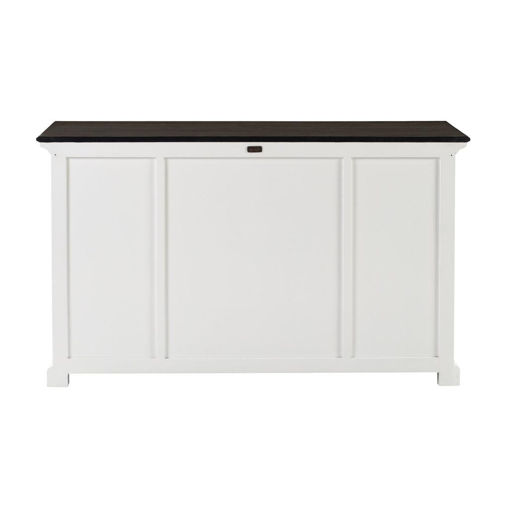 NovaSolo Halifax Contrast Buffet with 4 Doors 3 Drawers, Classic White & Black – view 7