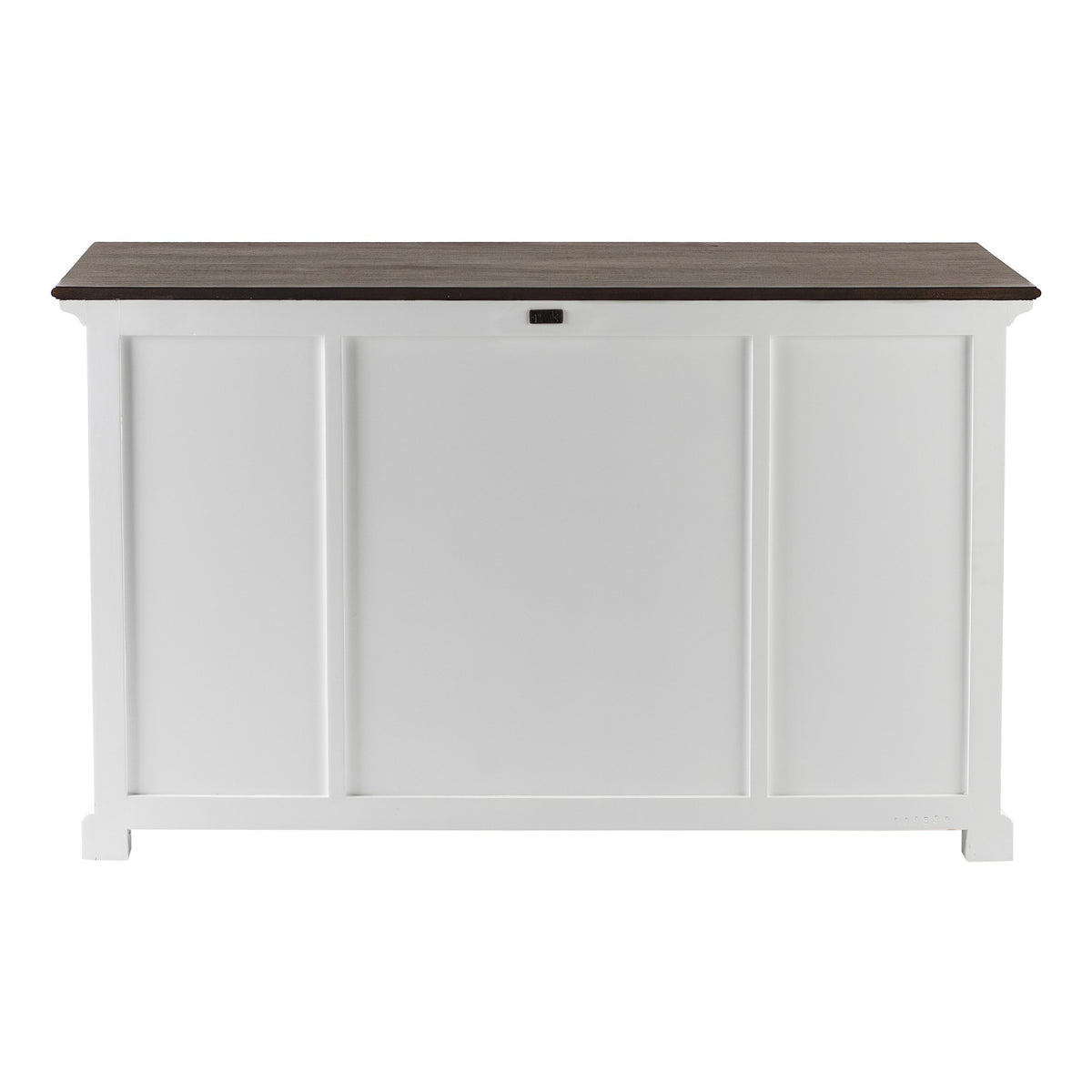 NovaSolo Halifax Accent Buffet with 4 Doors 3 Drawers, White Distress & Deep Brown – view 7