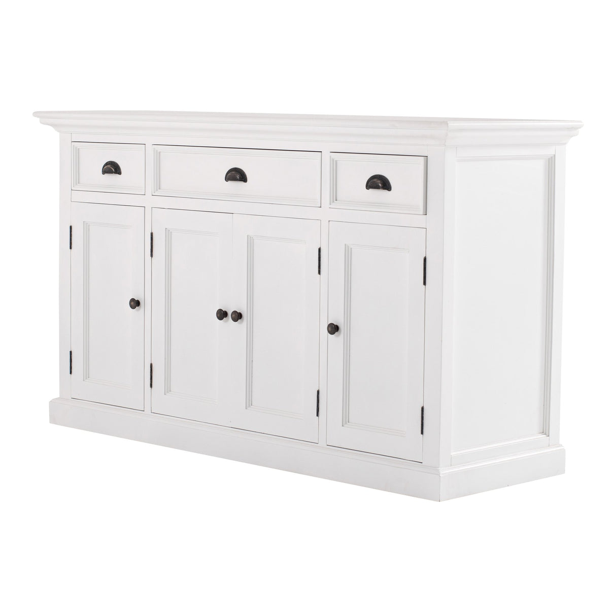 NovaSolo Halifax Buffet with 4 Doors 3 Drawers, Classic White – view 2