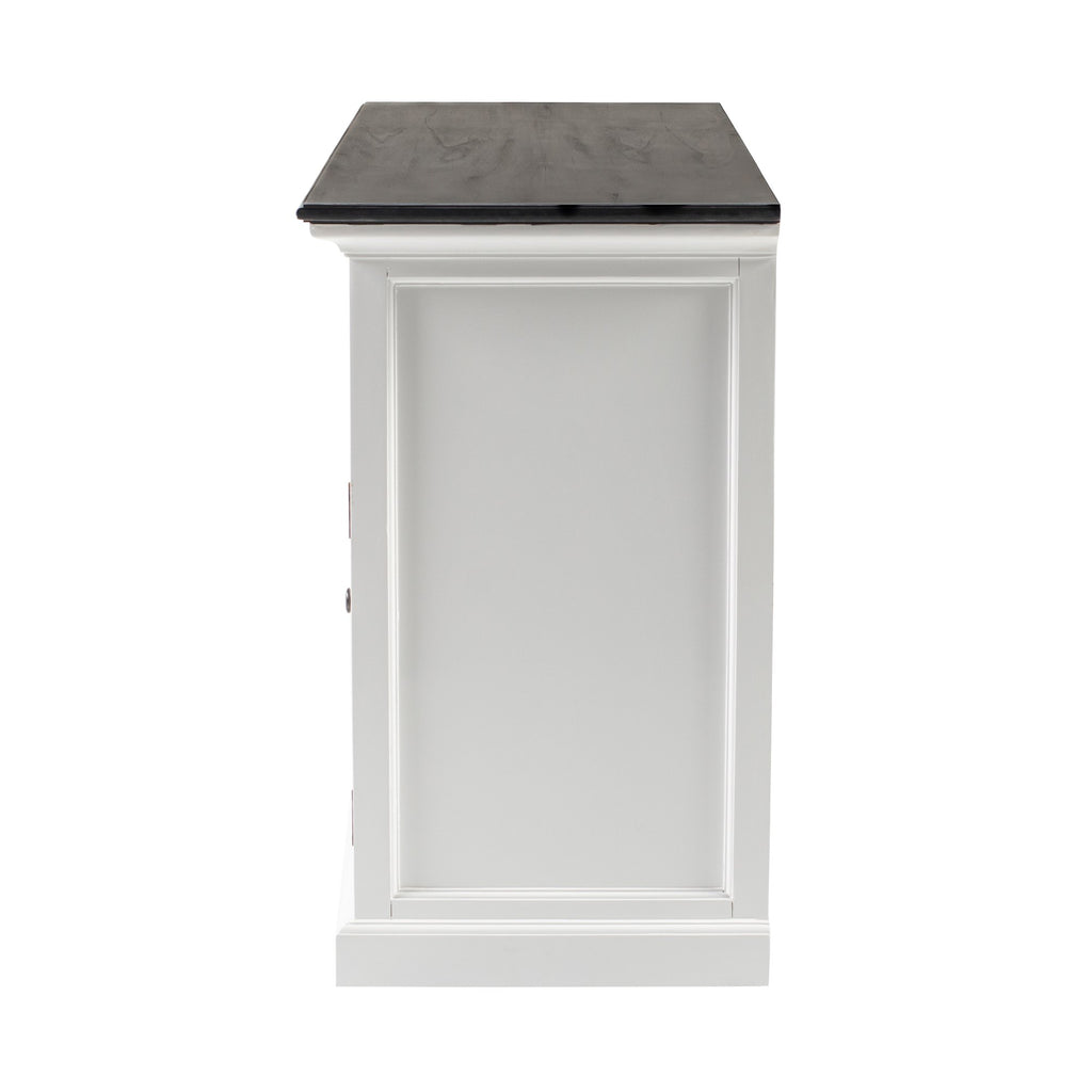 NovaSolo Halifax Contrast Buffet with 4 Doors 3 Drawers, Classic White & Black – view 5