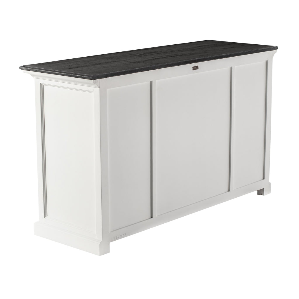 NovaSolo Halifax Contrast Buffet with 4 Doors 3 Drawers, Classic White & Black – view 6