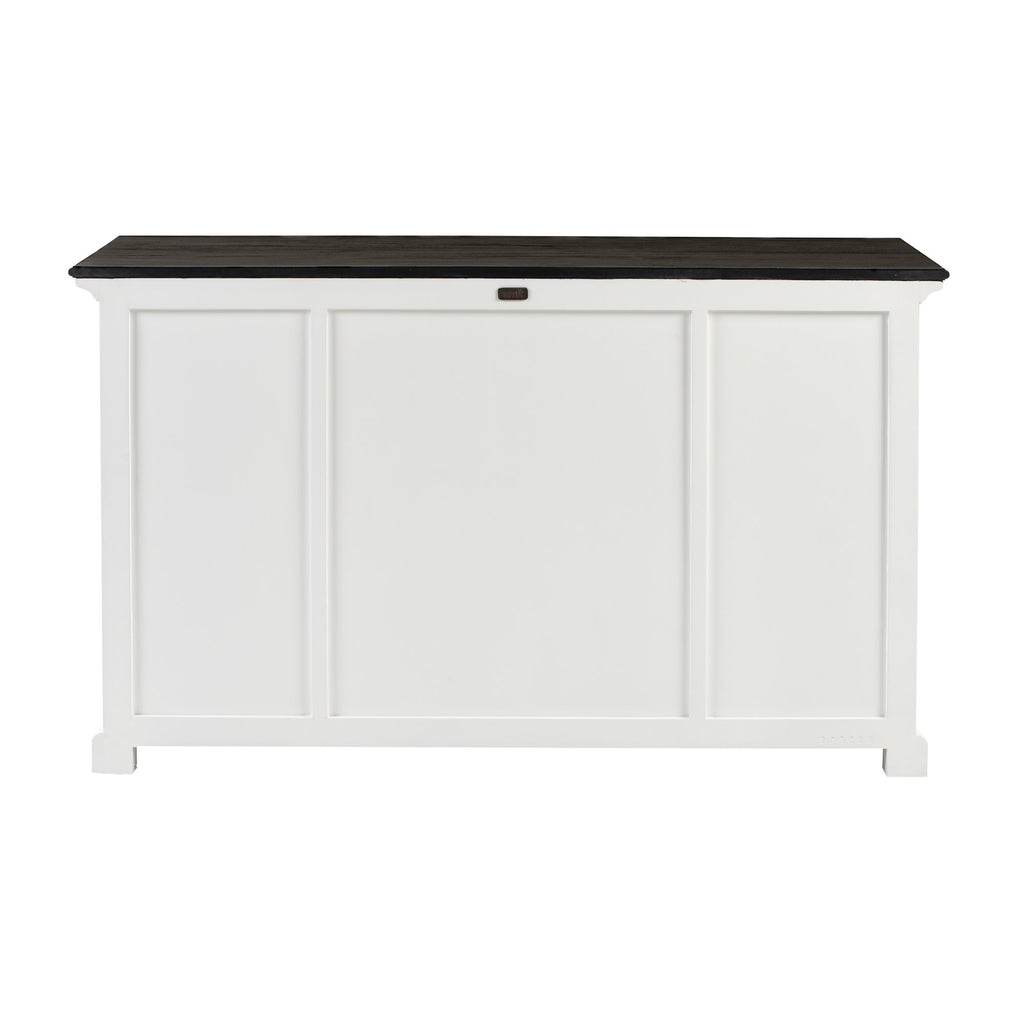 NovaSolo Halifax Contrast Buffet with 4 Doors 3 Drawers, Classic White & Black – view 7
