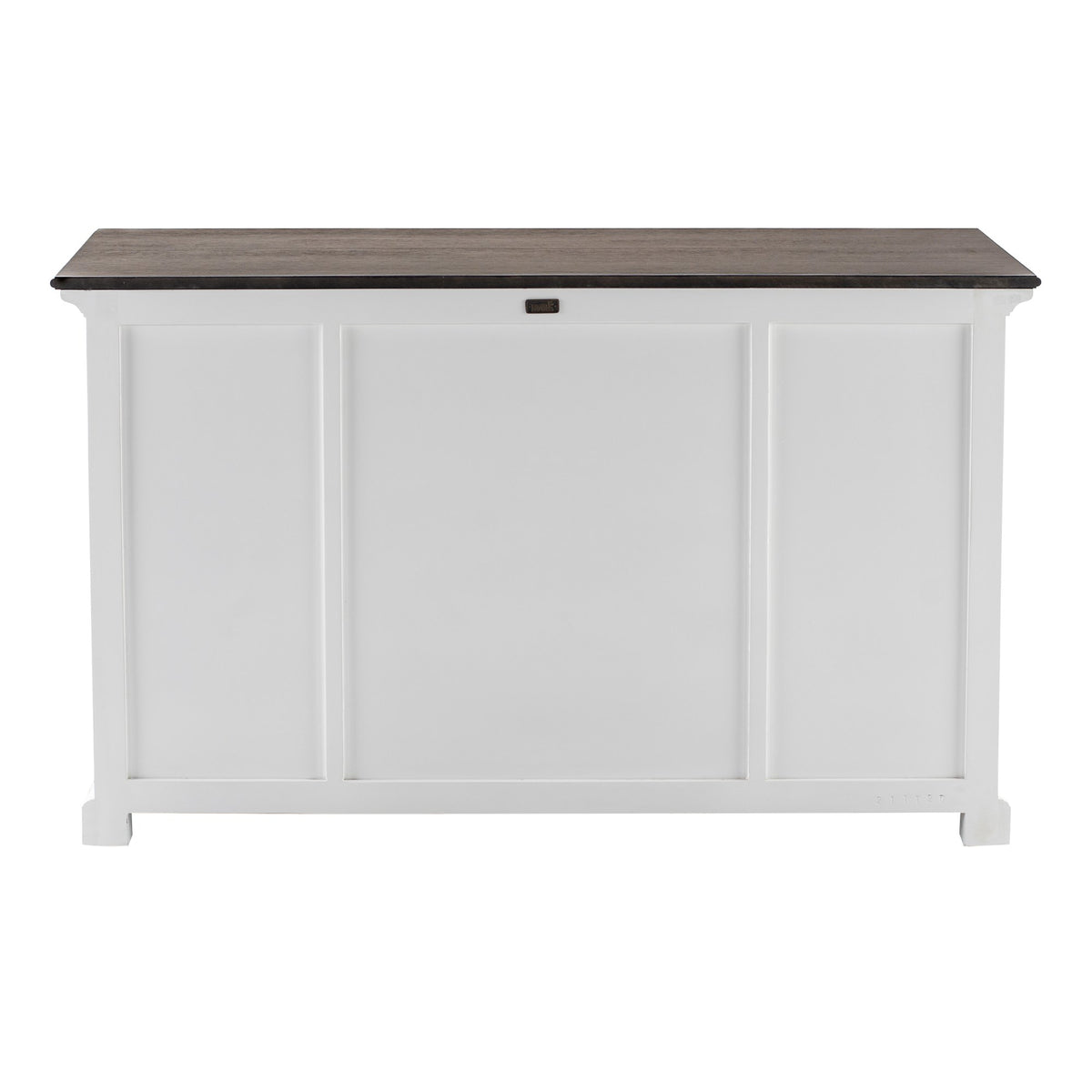 NovaSolo Halifax Accent Buffet with 4 Doors 3 Drawers, White Distress & Deep Brown – view 7