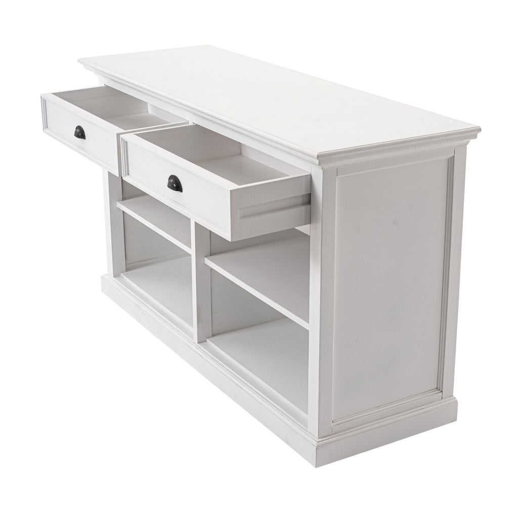 NovaSolo Halifax Buffet with 2 Drawers, Classic White – view 3