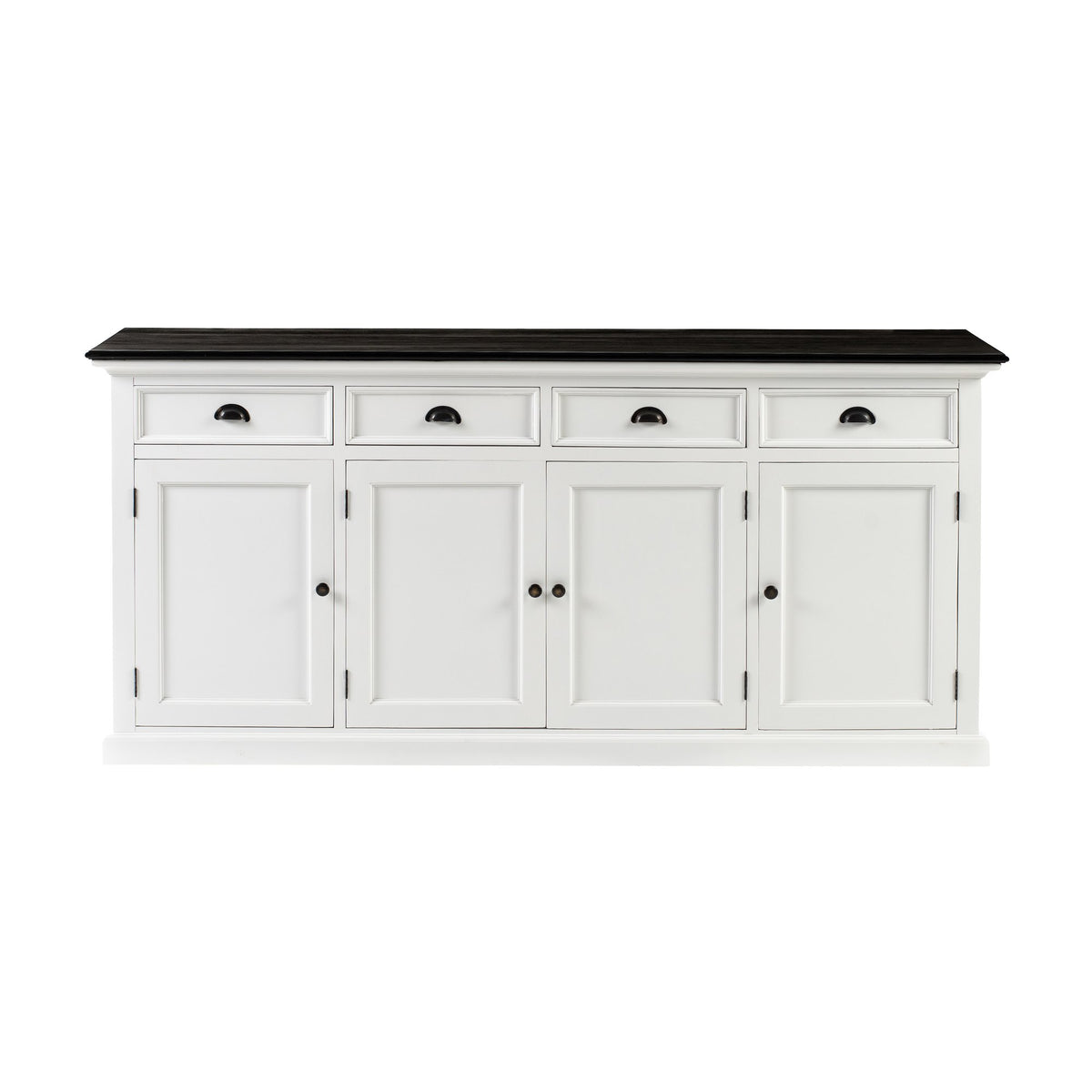 NovaSolo Halifax Contrast Buffet, Classic White & Black