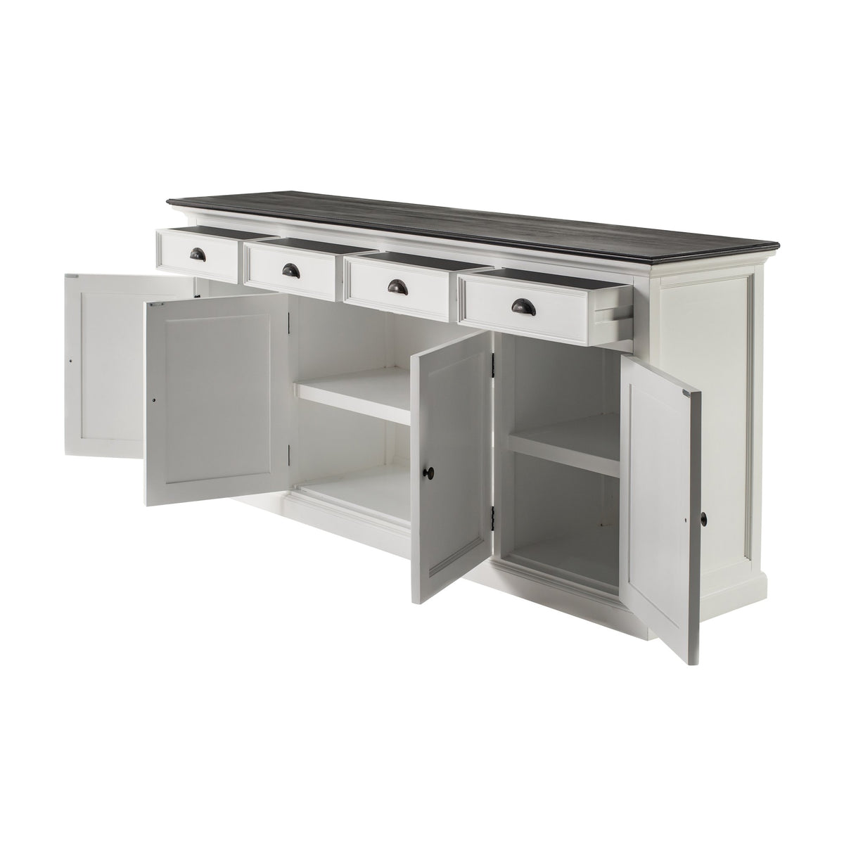 NovaSolo Halifax Contrast Buffet, Classic White & Black – view 4