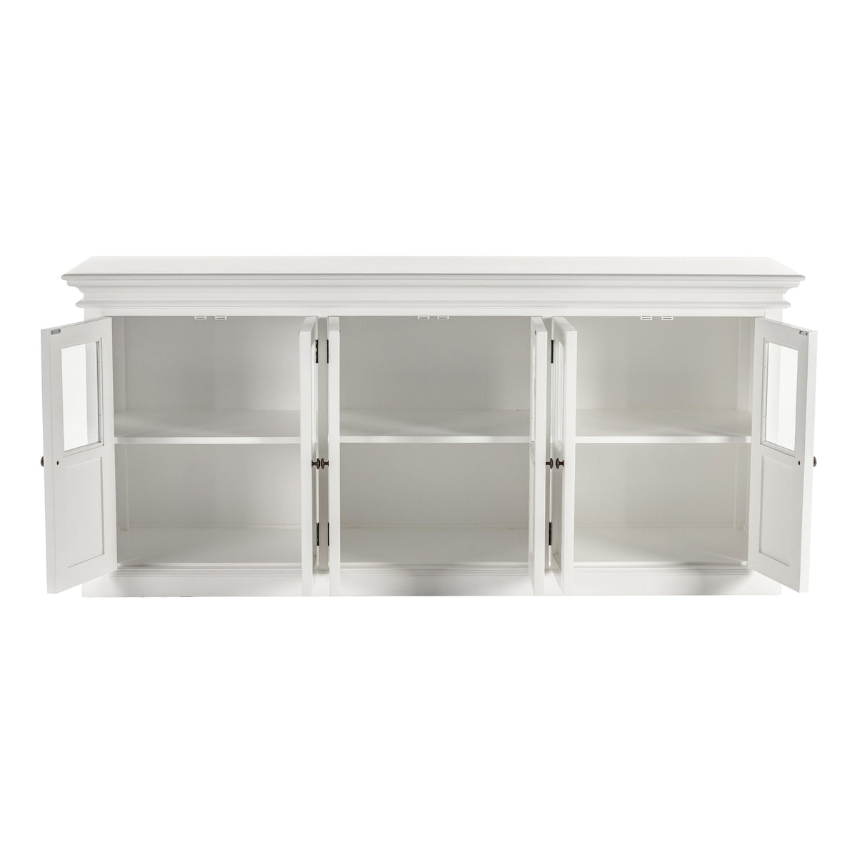 NovaSolo Halifax Buffet with 6 Glass Doors, Classic White – view 2