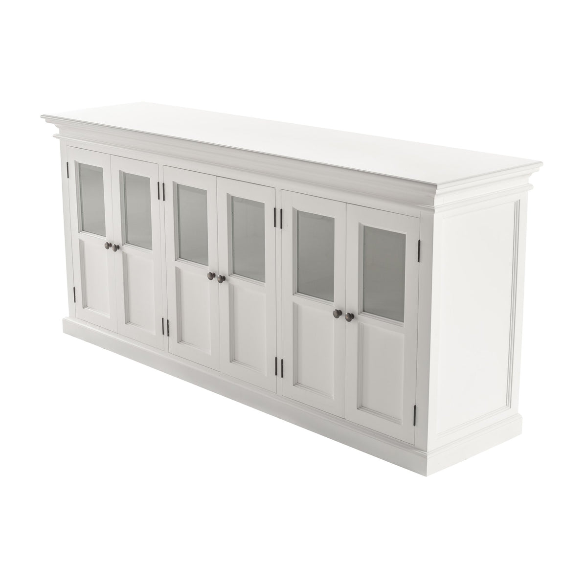 NovaSolo Halifax Buffet with 6 Glass Doors, Classic White – view 3