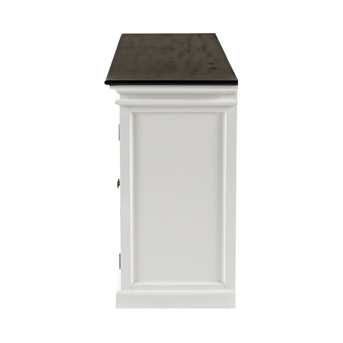 NovaSolo Halifax Contrast Buffet with 6 Glass Doors, Classic White & Black – view 5