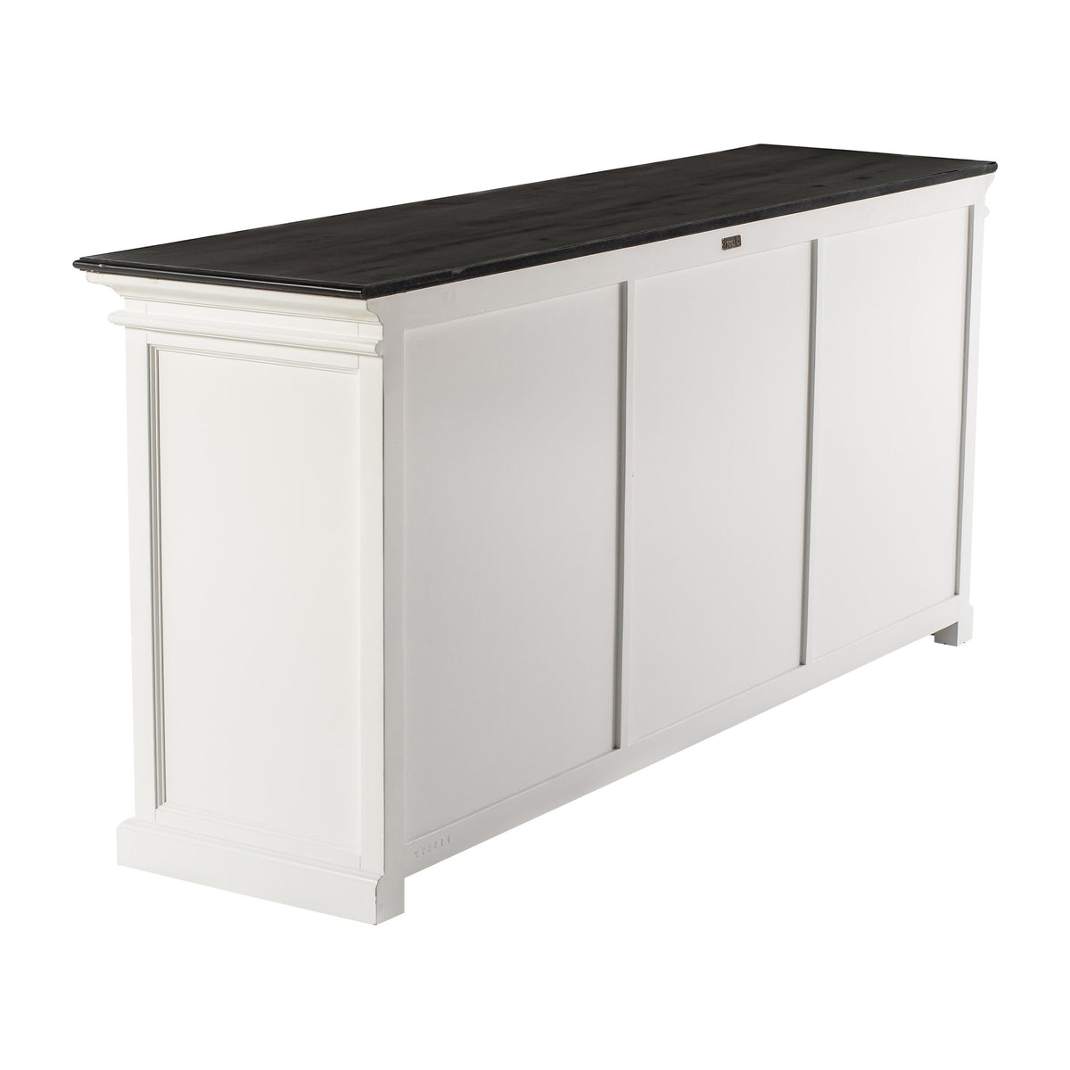 NovaSolo Halifax Contrast Buffet with 6 Glass Doors, Classic White & Black – view 6