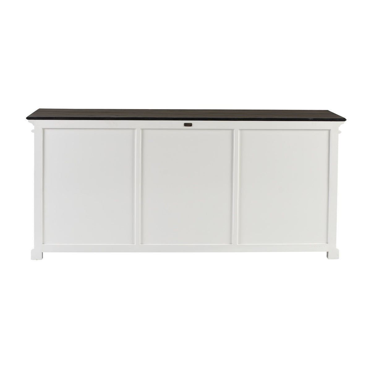 NovaSolo Halifax Contrast Buffet with 6 Glass Doors, Classic White & Black – view 7