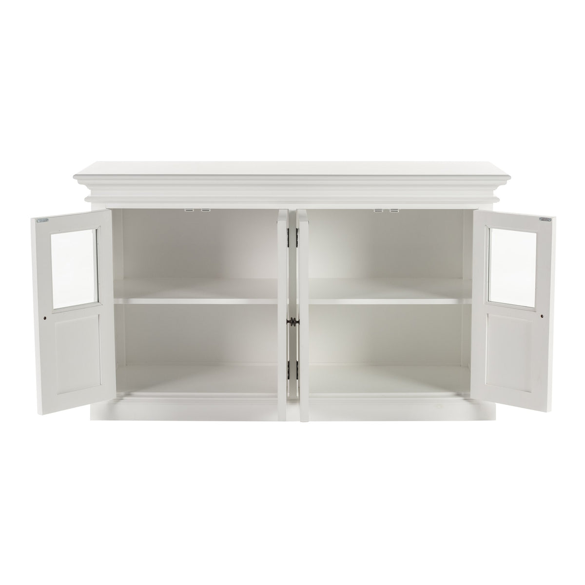 NovaSolo Halifax Buffet with 4 Glass Doors, Classic White – view 2